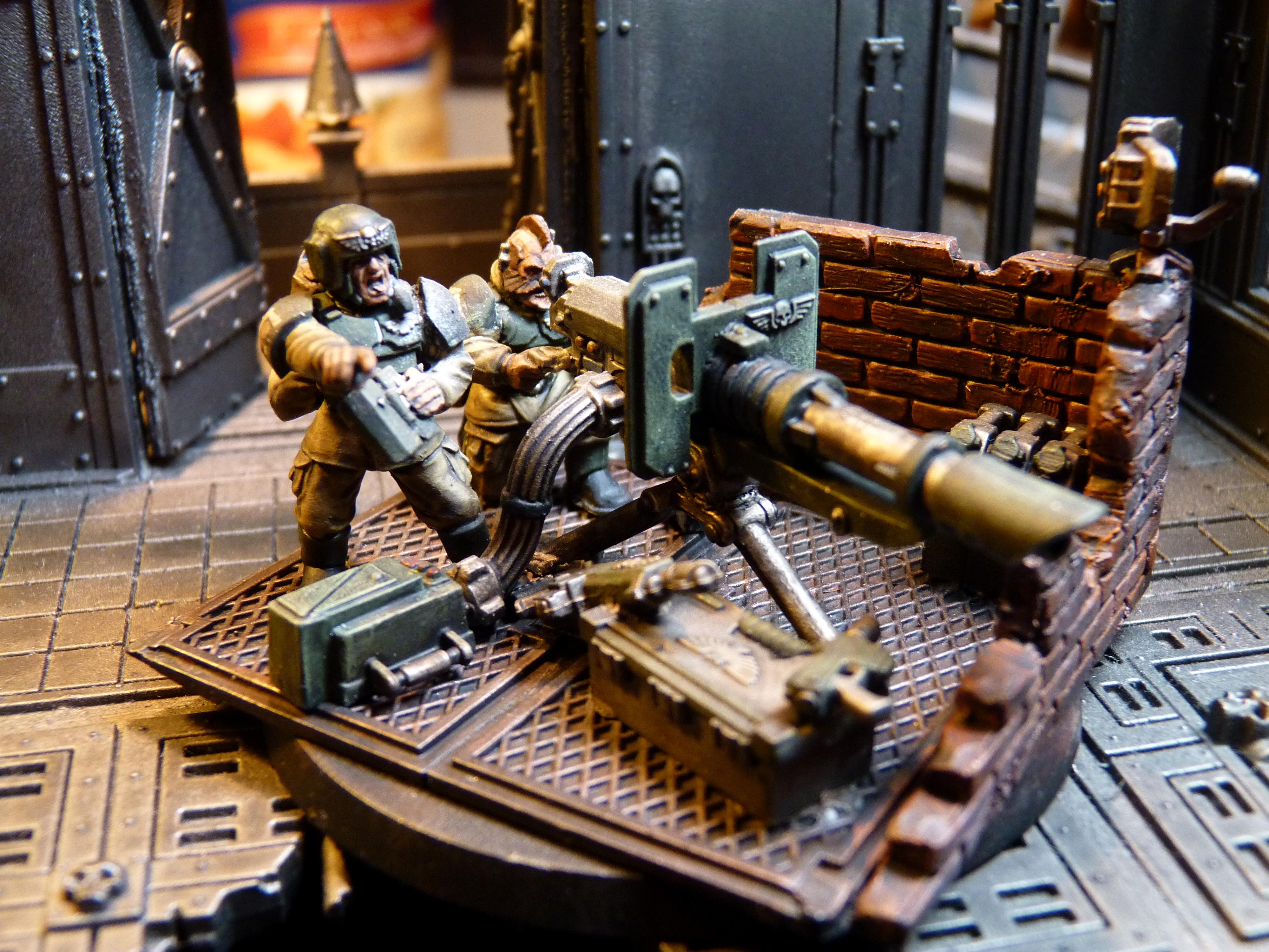Cadians, Heavy Weapons Team, Imperial Guard, Lascannon Cadian Lascannon Team Gallery